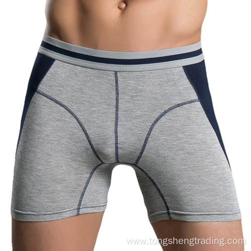 Modal lengthen sport U-shaped colorful men's boxers/briefs